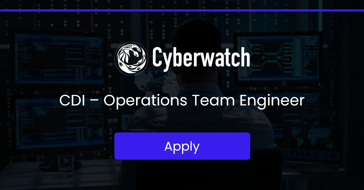 Cyberwatch is hiring!