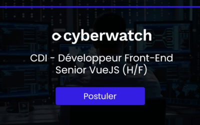 CDI – Développeur Front-End Senior VueJS (H/F)