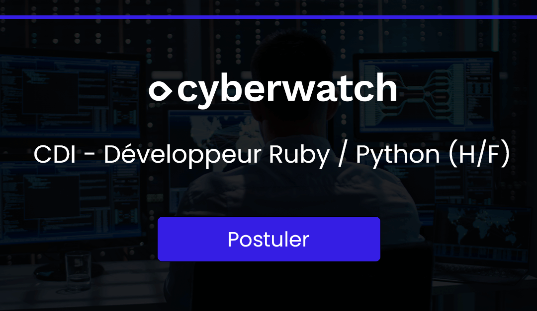 CDI – Développeur Ruby / Python (H/F)